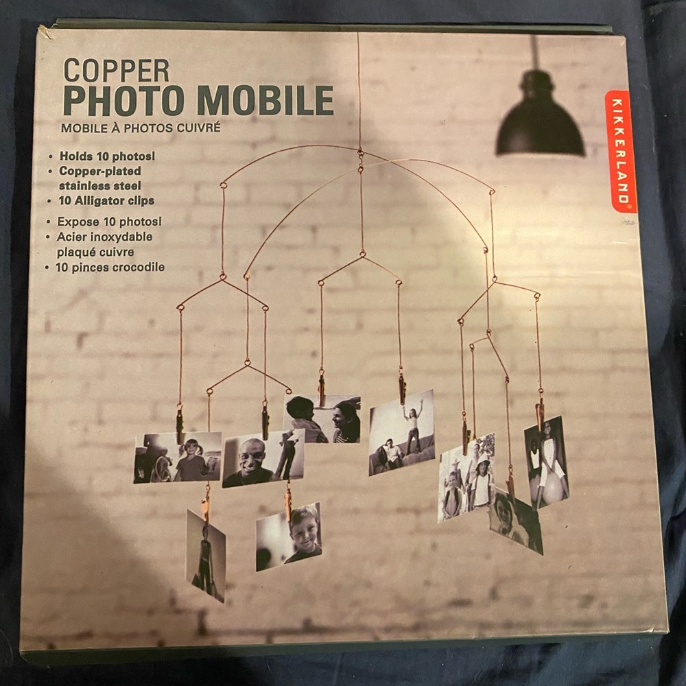 Copper Photo Mobile holds 10 photos